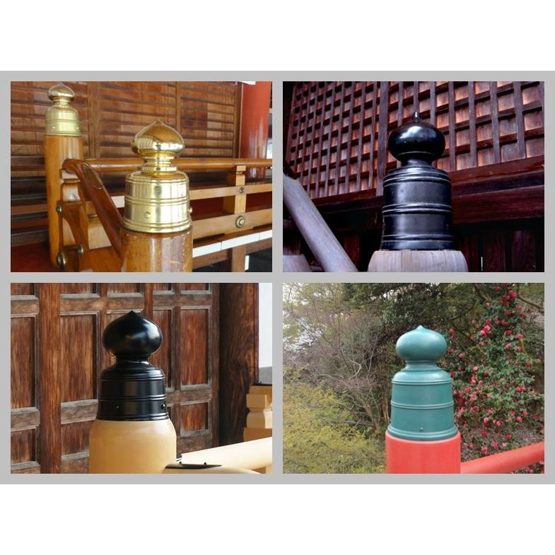 擬宝珠　金鍍金　６．０寸［建築金物］［社寺用品］_7