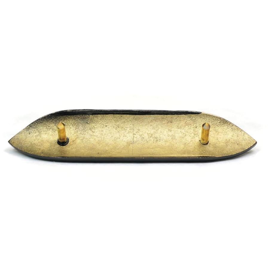 笹金具　一文字　黒色　４．５寸［建築金物］［社寺用品］