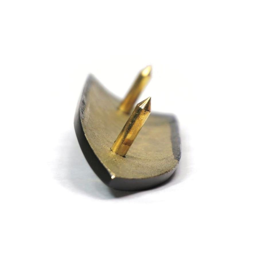 笹金具　一文字　黒色　４．５寸［建築金物］［社寺用品］