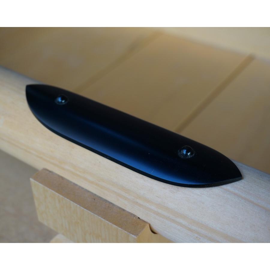 笹金具　一文字　黒色　４．５寸［建築金物］［社寺用品］