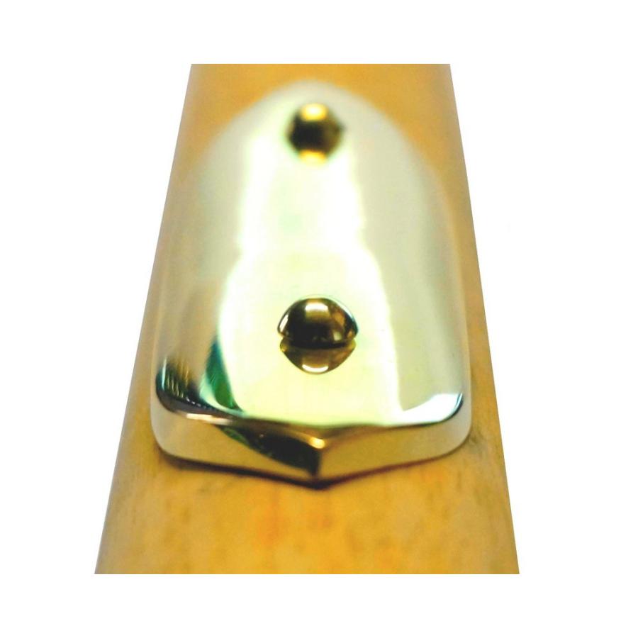 笹金具　一文字　金鍍金　８．０寸［建築金物］［社寺用品］_6