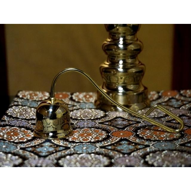 釣鐘型ローソク消（火消し）上磨［仏具］ |  | 01