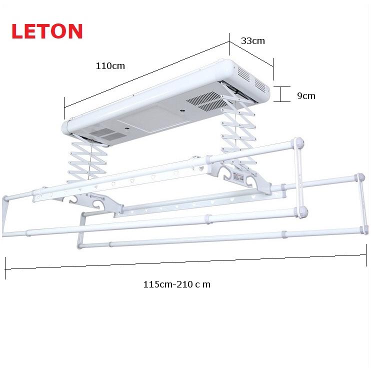 Leton Led照明付き 電動物干し竿 デュアル 幅210ｃｍ 下降130ｃｍ ハンガー 室内物干し ユニット ホシ姫サマ 100v 103 Livescreen 通販 Yahoo ショッピング