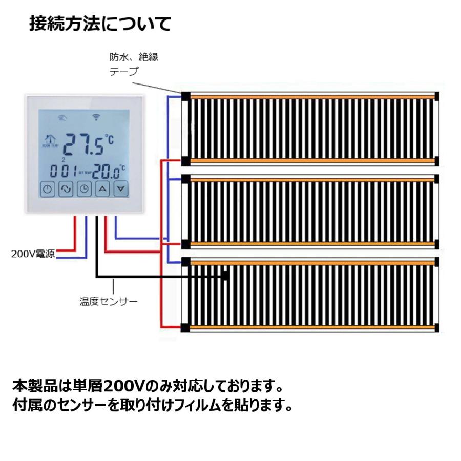 4)ぽかるむ 21m (コントローラー別売り） 6畳用 25ｃｍ×21ｍ 電気式 床 