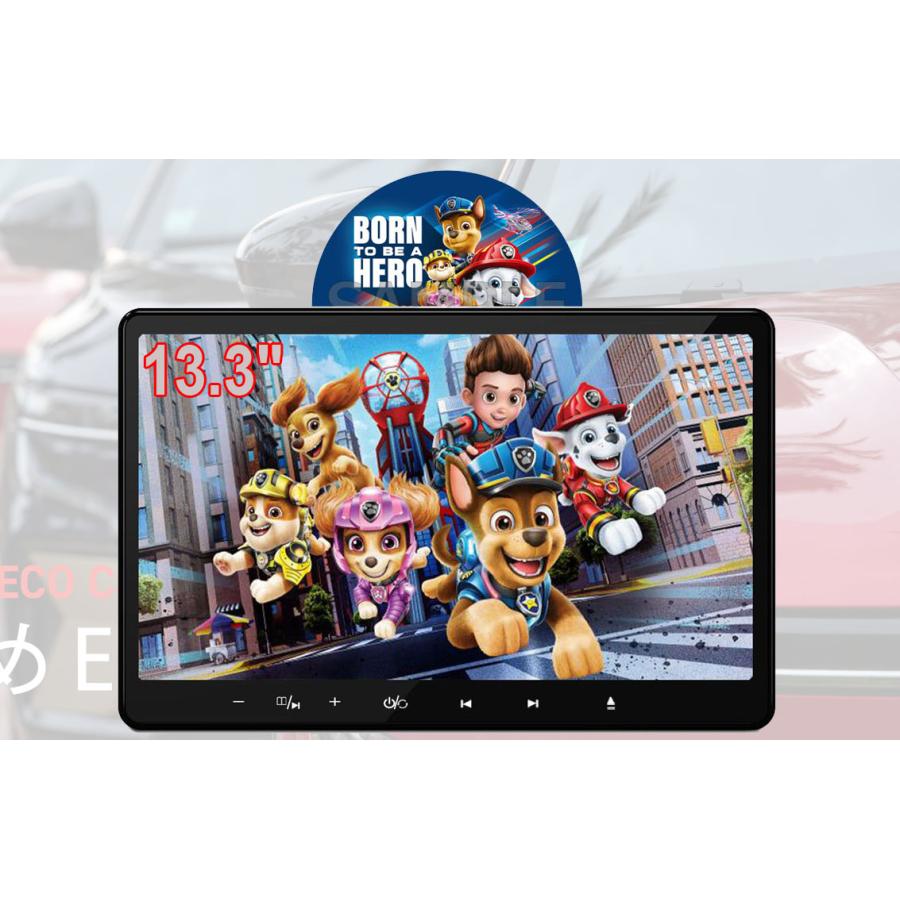 訳あり商品 13.3インチ 1080P リアモニター 軽量 HDMI 薄型 訳あり商品 13.3インチ 1080Pリアモニター 車載モニター HDMI薄型