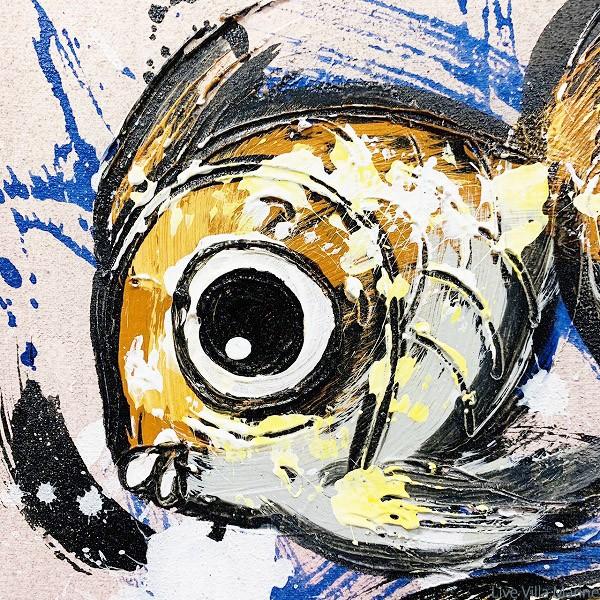 【値下げ商品】金魚 さかな 魚 サカナ フィッシュ アート 絵画｜livevilla-marine｜03