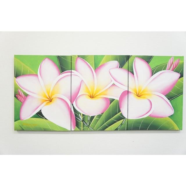 激安特価 洋画 バリ絵画 絵画 ピンク370bp プルメリア フランジパニ アジアン アート 花の絵 花 おしゃれ インテリア 楽天スーパーセール Applefaces Co