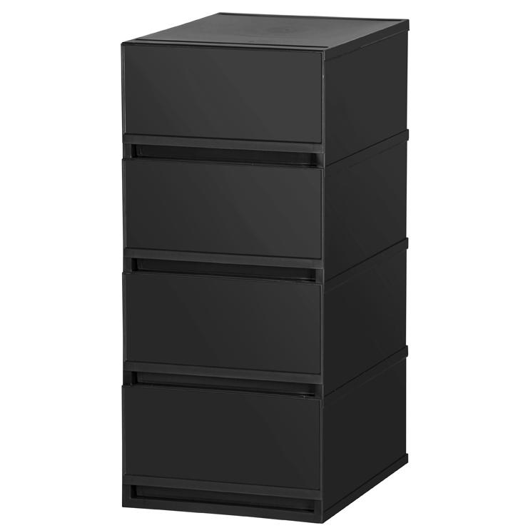 衣装ケース 収納ケース プラスチック 引き出し チェスト 4段 幅34cm