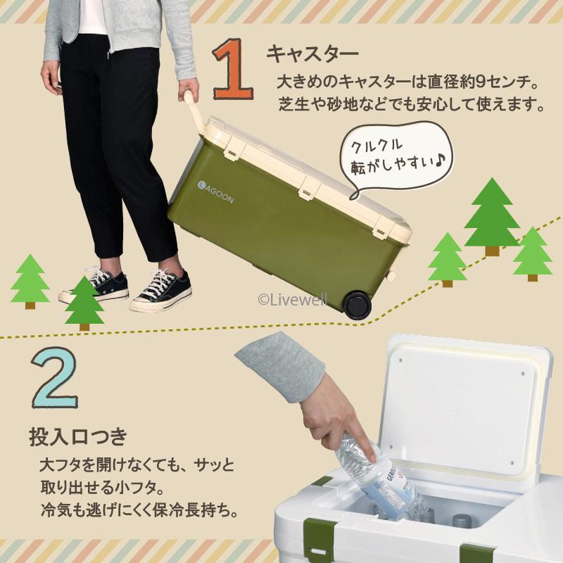 Livewell クーラーボックス 大型 保冷力 45L 釣り おしゃれ Livewell クーラーボックス 大型 保冷力 45L 釣り おしゃれ
