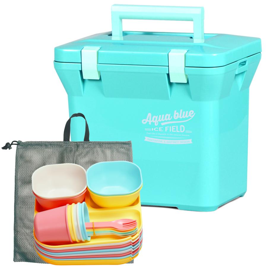 Livewell（リブウェル） クーラーボックス＋食器セット 小型 保冷 保温