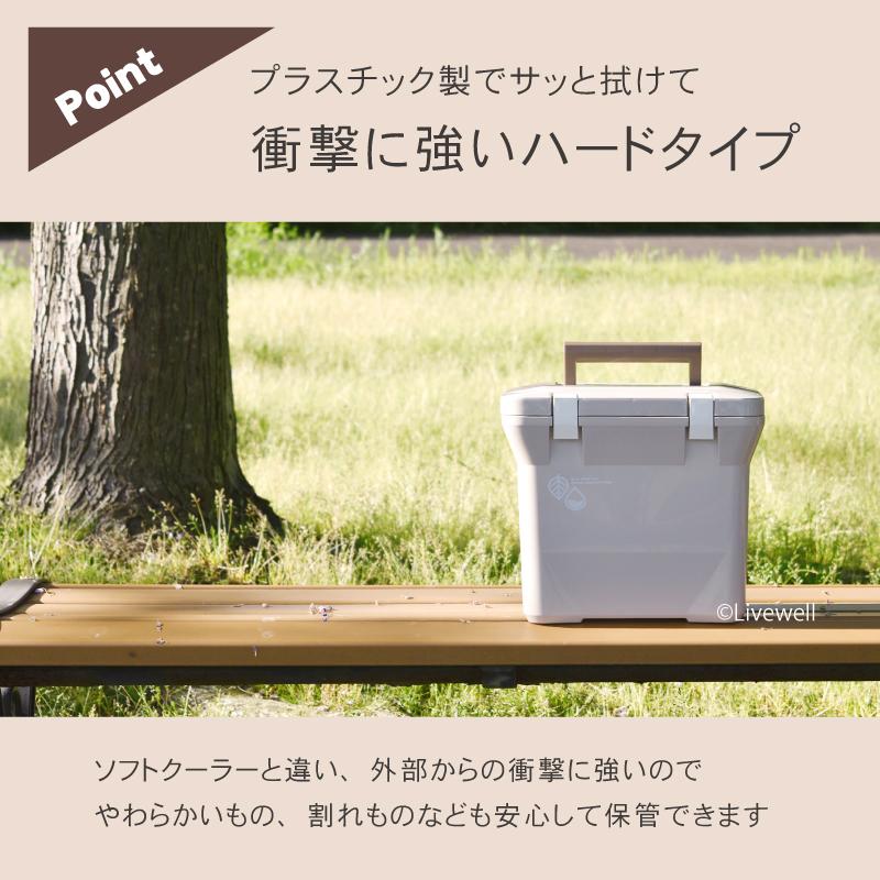Livewell（リブウェル） クーラーボックス 小型 保冷力 熱中症対策