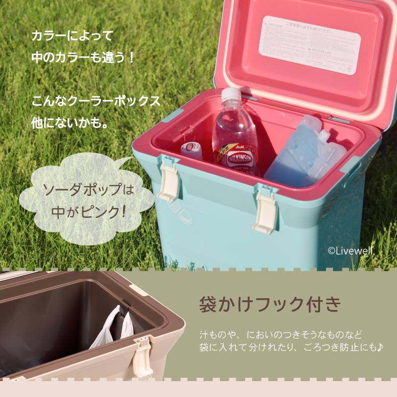 Livewell（リブウェル） クーラーボックス 小型 保冷力 熱中症対策
