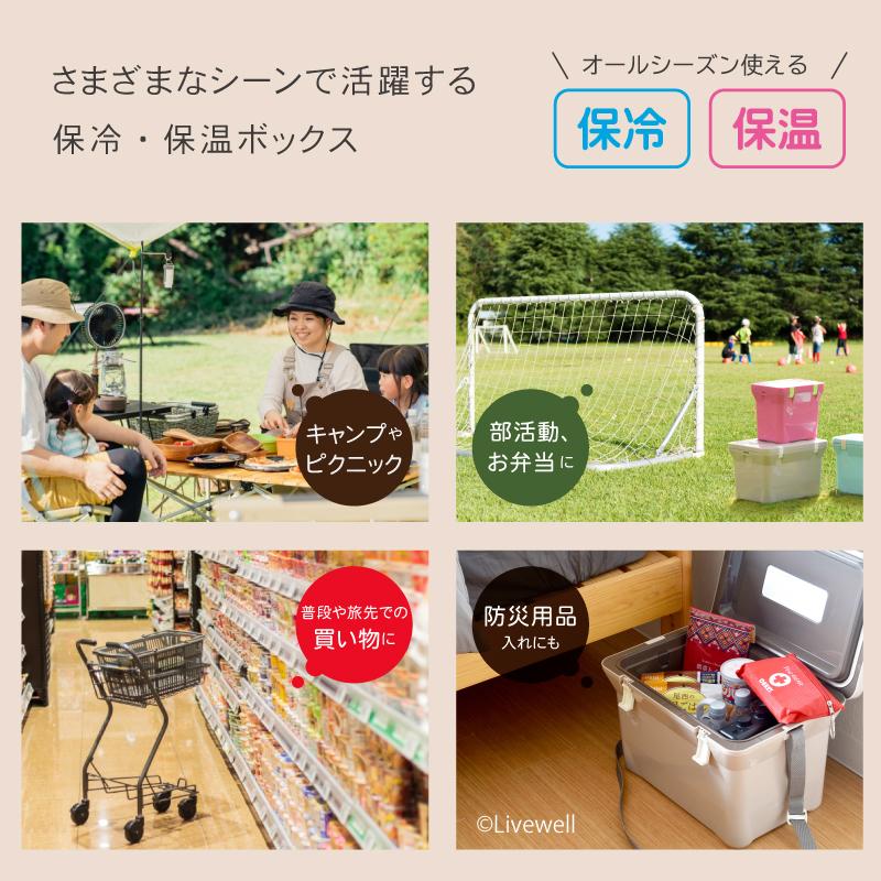 Livewell クーラーボックス 小型 保冷力 熱中症対策グッズ 保冷 Livewell クーラーボックス 小型 保冷力 熱中症対策グッズ 保冷
