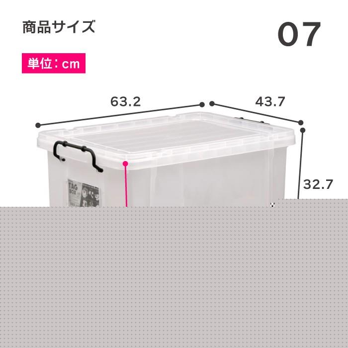 伸和（SHINWA） 衣装ケース 収納ケース 収納ボックス フタ付き