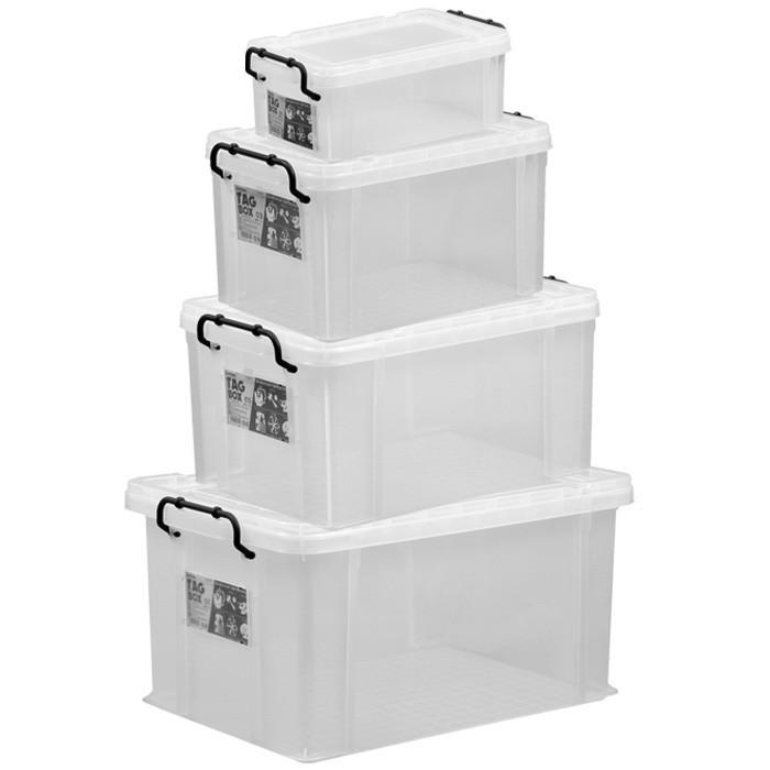 衣装ケース 収納ケース 収納ボックス フタ付き プラスチック タッグ