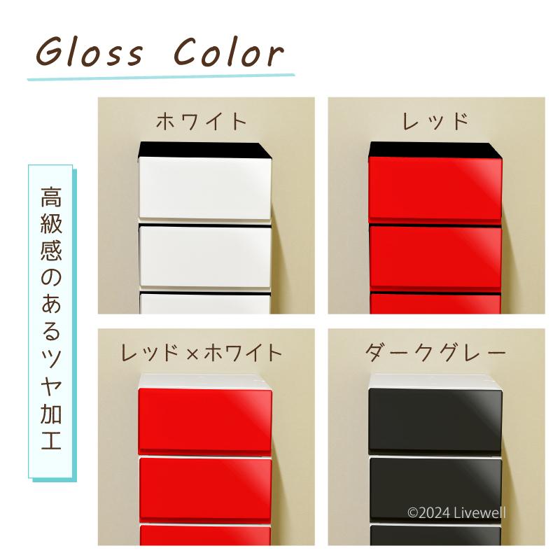 衣装ケース 収納ケース プラスチック 引き出し チェスト 3段 彩353