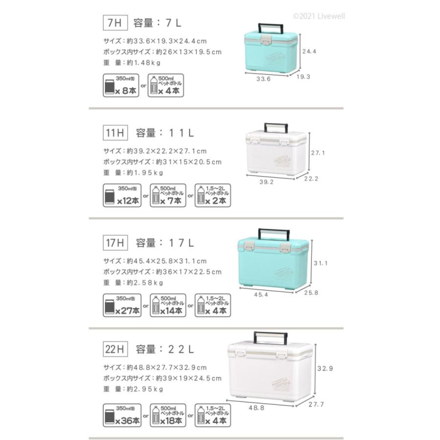 クーラーボックス 大型 保冷力 釣り おしゃれ 部活 27l ホリデーランドクーラー27h リブウェル 通販 Yahoo ショッピング