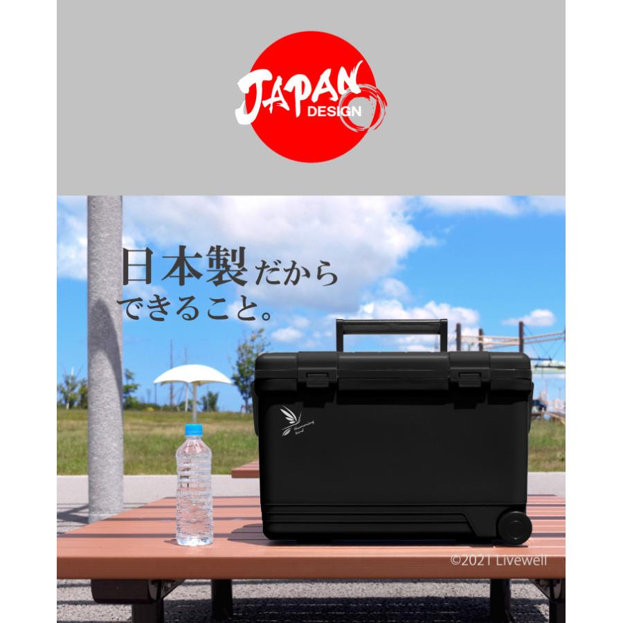 Livewell クーラーボックス 48L 大型 保冷力 釣り 保温 おしゃれ Livewell クーラーボックス 48L 大型 保冷力 釣り 保温 おしゃれ