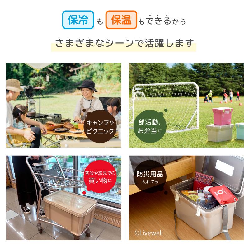 Livewell（リブウェル） クーラーボックス 小型 保冷力 おしゃれ