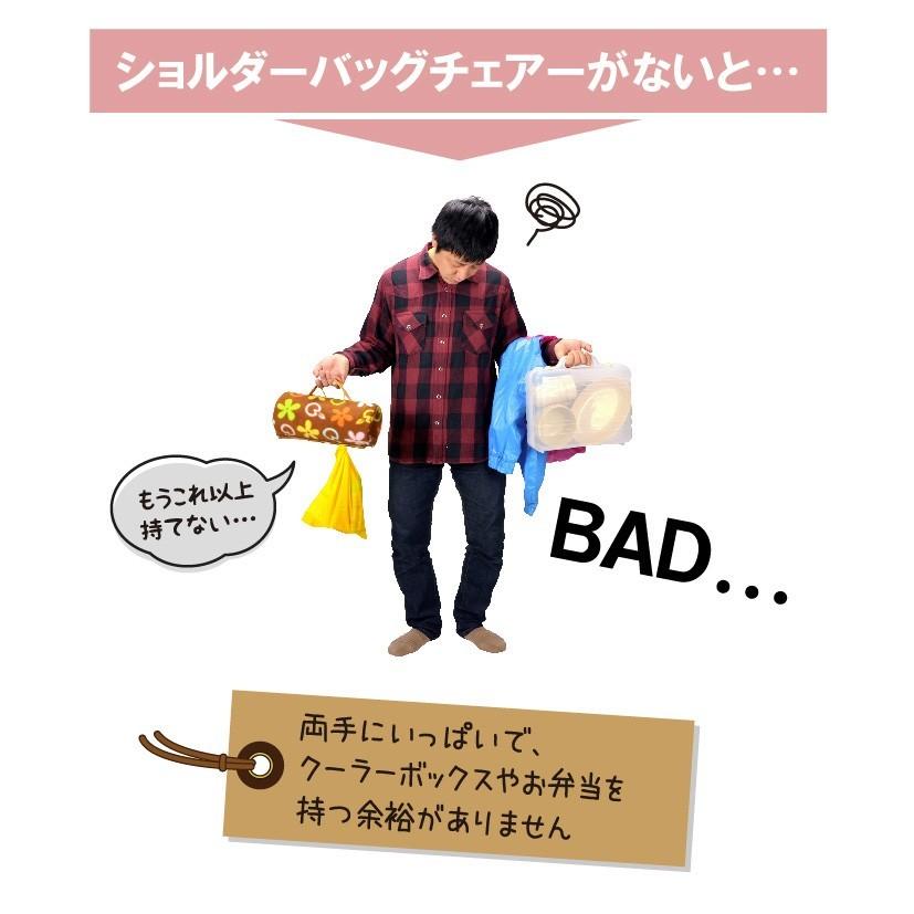 伸和（SHINWA） B級品 チェアバッグ 折りたたみ 椅子 ショルダーバッグ