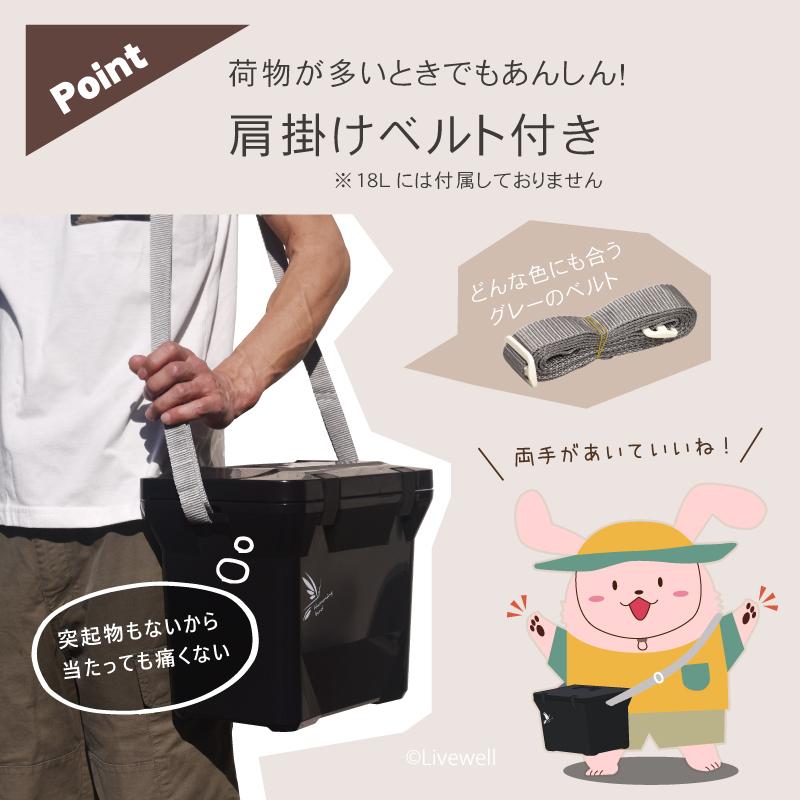 Livewell（リブウェル） 爆買クーラーボックス 小型 保冷力 おしゃれ
