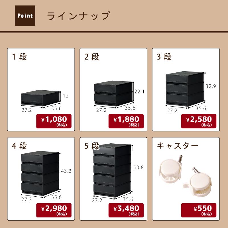 レターケース おしゃれ 引き出し プラスチック 収納ケース 3段 幅27.2cm 奥行35.6cm 高さ32.9cm A4サイズ プラストベーシックFRA403 |  | 17