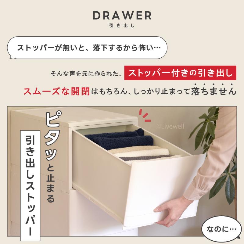 衣装ケース 収納ケース プラスチック 引き出し 3段 押入れ収納 衣替え