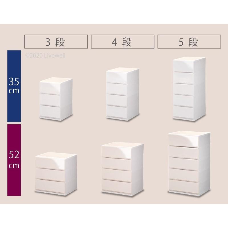 衣装ケース 収納ケース プラスチック 引き出し チェスト 5段 リップス