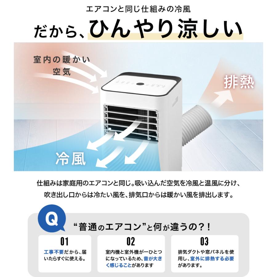 LIV-ALL DESIGN ポータブルエアコン NL-AR2000 C235 LIVーALL DESIGN 移動式エアコン2.0KW : Liv House - 通販 - Yahoo