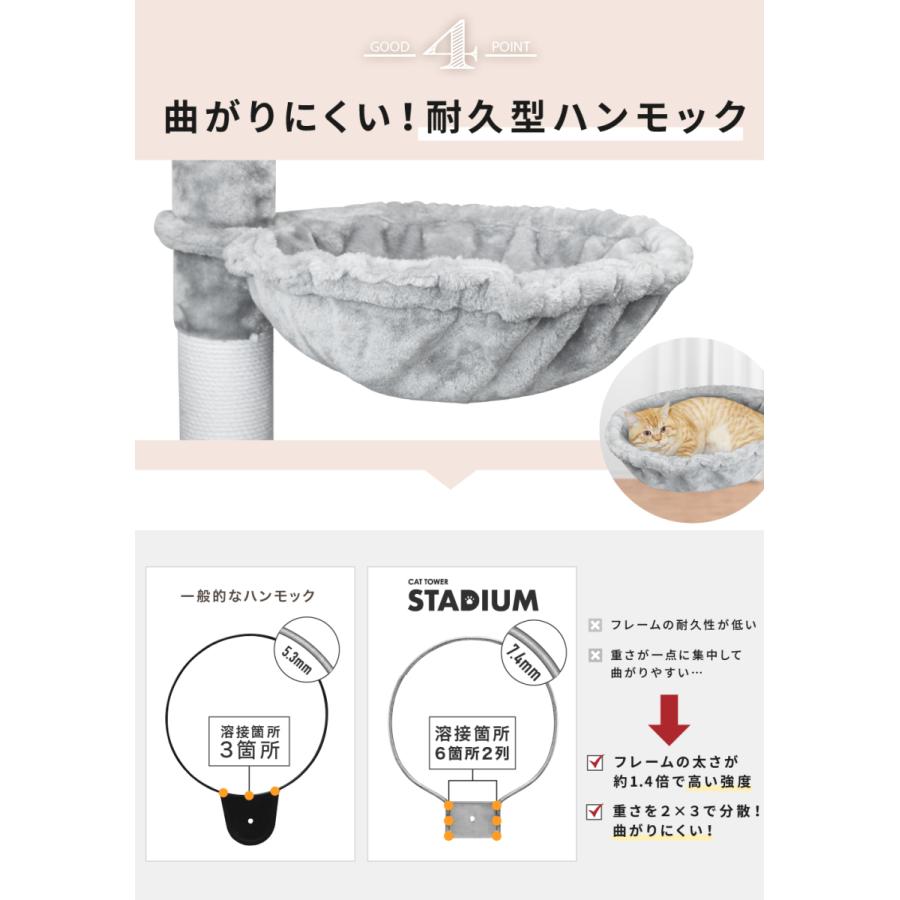 キャットタワー Lugland 猫タワー 猫 キャット タワー 猫用品 爪とぎ 多頭飼い 据え置き 子猫 大型 頑丈 ハンモック付 ペット 家族 Nl Cs185 02 Liv House 通販 Yahoo ショッピング