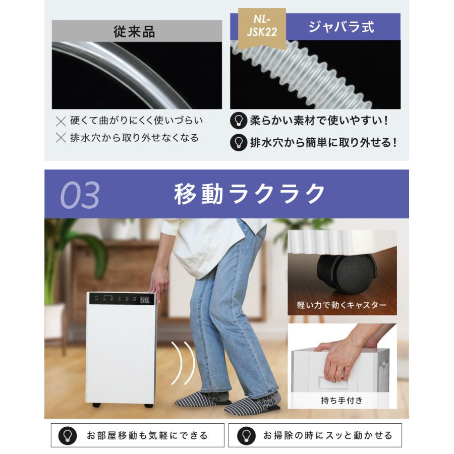 LIVーALL DESIGN NEW!コンプレッサー式 除湿機 22L : Liv House LIVーALL DESIGN NEW!コンプレッサー式 除湿機 22L : Liv House