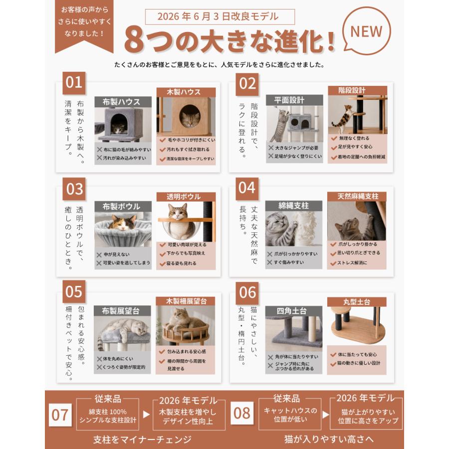 NEKOTO 天然木 キャットタワー 165cm : Liv House - 通販 - Yahoo