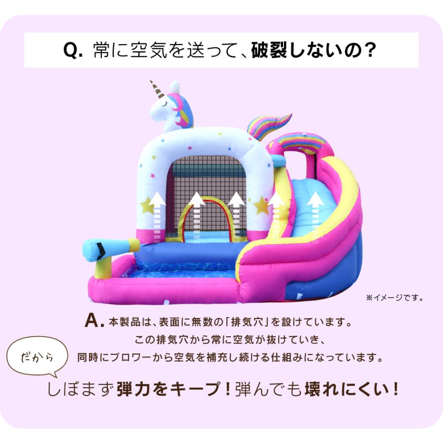 送料込み❣ 新品未使用 最新モデル ユニコーン 大型遊園地 エアー遊具 滑り台 ビニールプール トランポ 729960 Amazon | 大型 プール エアー 遊具 滑り台 ユニコーン大型遊園地