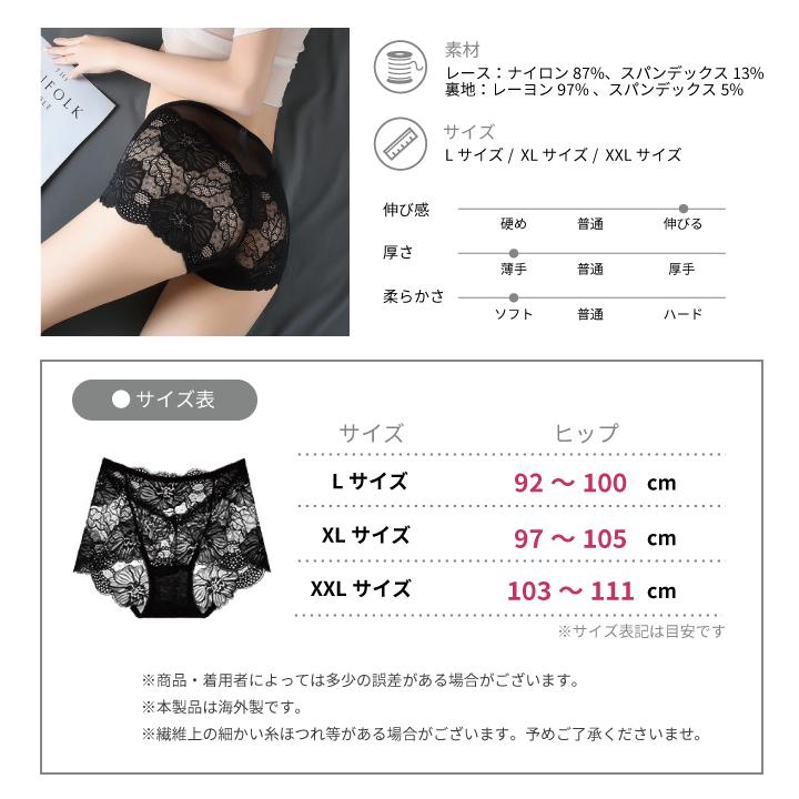 レディース ショーツ セット 5枚セット レース デイリー 下着 総レース