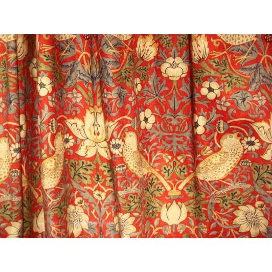 ウィリアムモリス／イチゴドロボウ Strawberry Thief レッド 220312