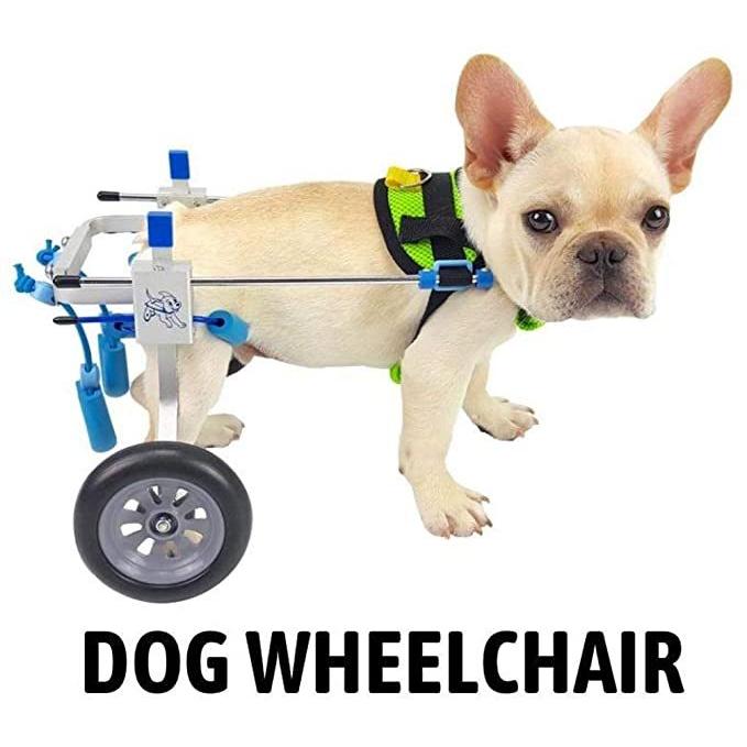 犬用車椅子 犬用2輪歩行器 ペット用 歩行器 介護 歩行器 ドッグウォーカー 補助輪 お散歩 車椅子 調節可能 障害者ペット/犬/猫 補助輪 老犬介護 歩行補助XXS〜XL 車いす