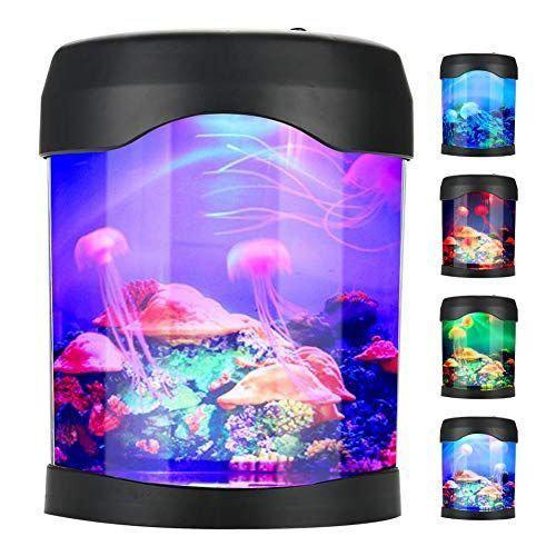ミニ魚タンク ミニ水族館 卓上ミニ水族館 水槽 Usb充電式 カラフル Ledライト アクアリウム ライト ペット用品 水族館5色ledライト家の装飾用 C018 リビングフラワー 通販 Yahoo ショッピング