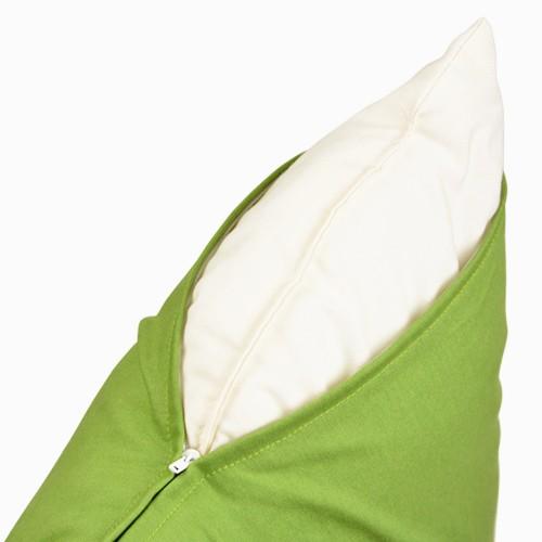 クッションカバー 25×25cmのクッション用ファスナー式 無地 オックス