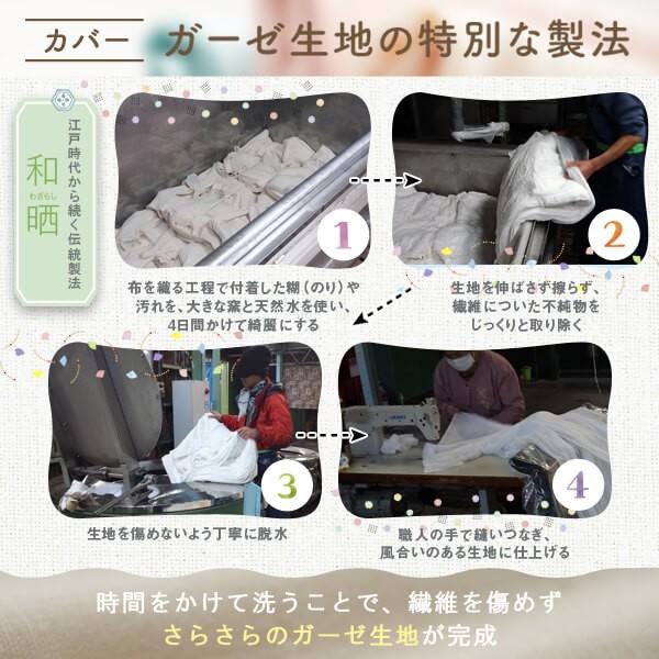 大きい 抱き枕 大きめ ダブルガーゼ 135cm Lサイズ 洗える 日本製 抱きまくら ダブルガーゼ特集の画像