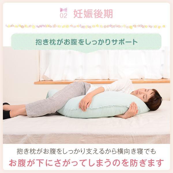 抱き枕 赤ちゃんと使える2way抱き枕 授乳 クッション ダブルガーゼ カバー付き 洗える 日本製 送料無料 ダブルガーゼ特集の画像