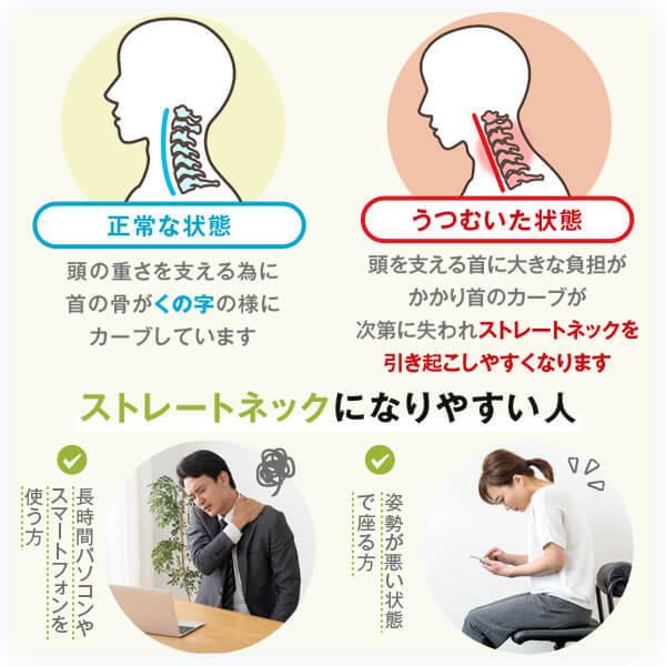 母の日 プレゼント ストレートネック 枕 43×63cm パイプ 肩こり ギフト 矯正 日本製 洗える 高さ調整 高さ調整可能｜living-in-peace｜03