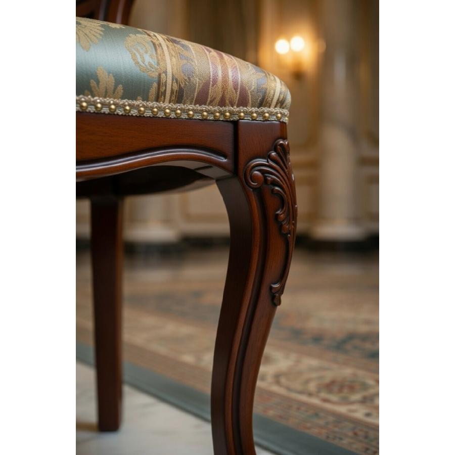 謝恩セール特価】イタリア製 輸入家具 ダイニングチェア 単品 グリーン
