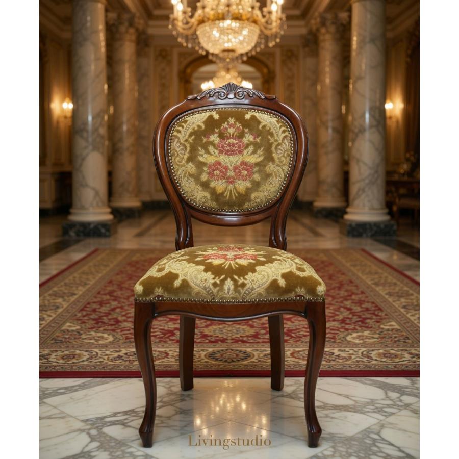 謝恩セール特価】イタリア製 輸入家具 ダイニングチェア 単品 金華山