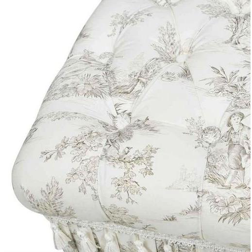 輸入家具 スツールボックス Toile de Jouy トワルドジュイ
