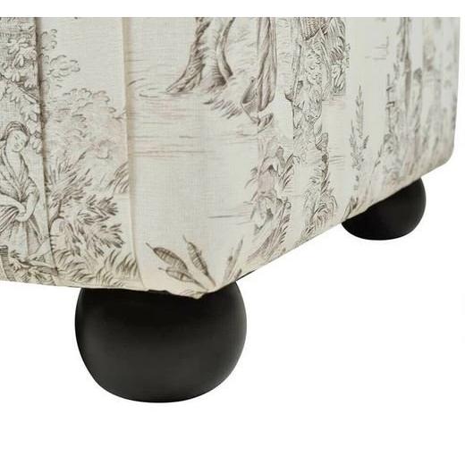 輸入家具 スツールボックス Toile de Jouy トワルドジュイ