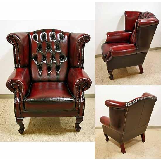 輸入家具 ソファ シングル ウイングバック ハイバック チェスター