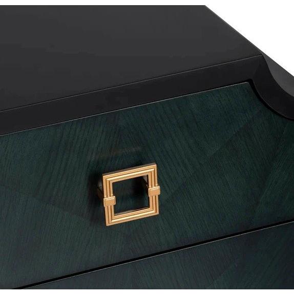 輸入家具 チェスト 3段 グリーン 北欧風家具 モダン ナチュラル