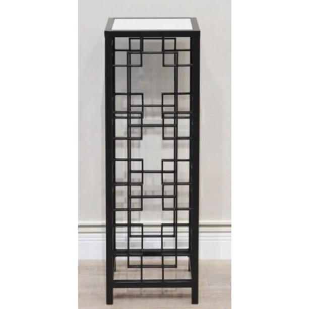 輸入家具 花台 フラワースタンド アイアン ブラック ブロンズ 大理石 モダン クラシック アンティーク風 H87cm AJ-444-1 送料無料 直輸入 リビングスタジオ