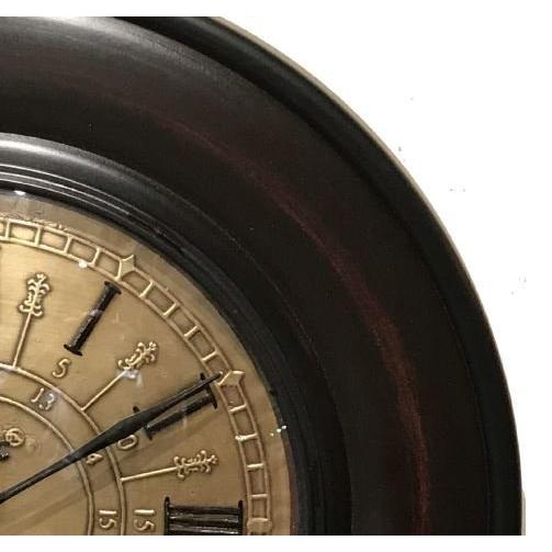 輸入雑貨 ウォールクロック 壁掛け時計 メタル アンティーク風