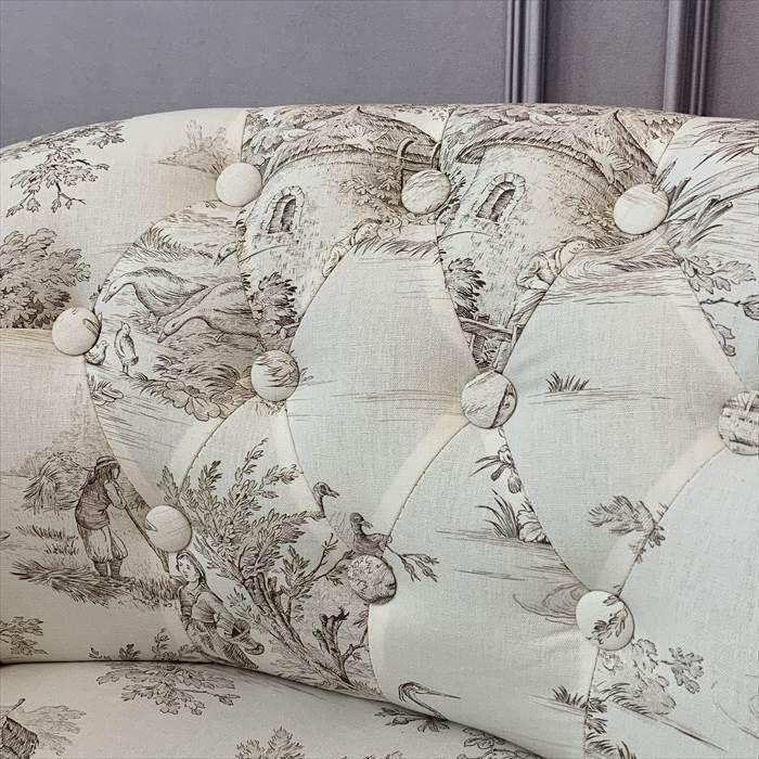 輸入家具 シングルソファ 1人掛け アームチェア トワルドジュイ